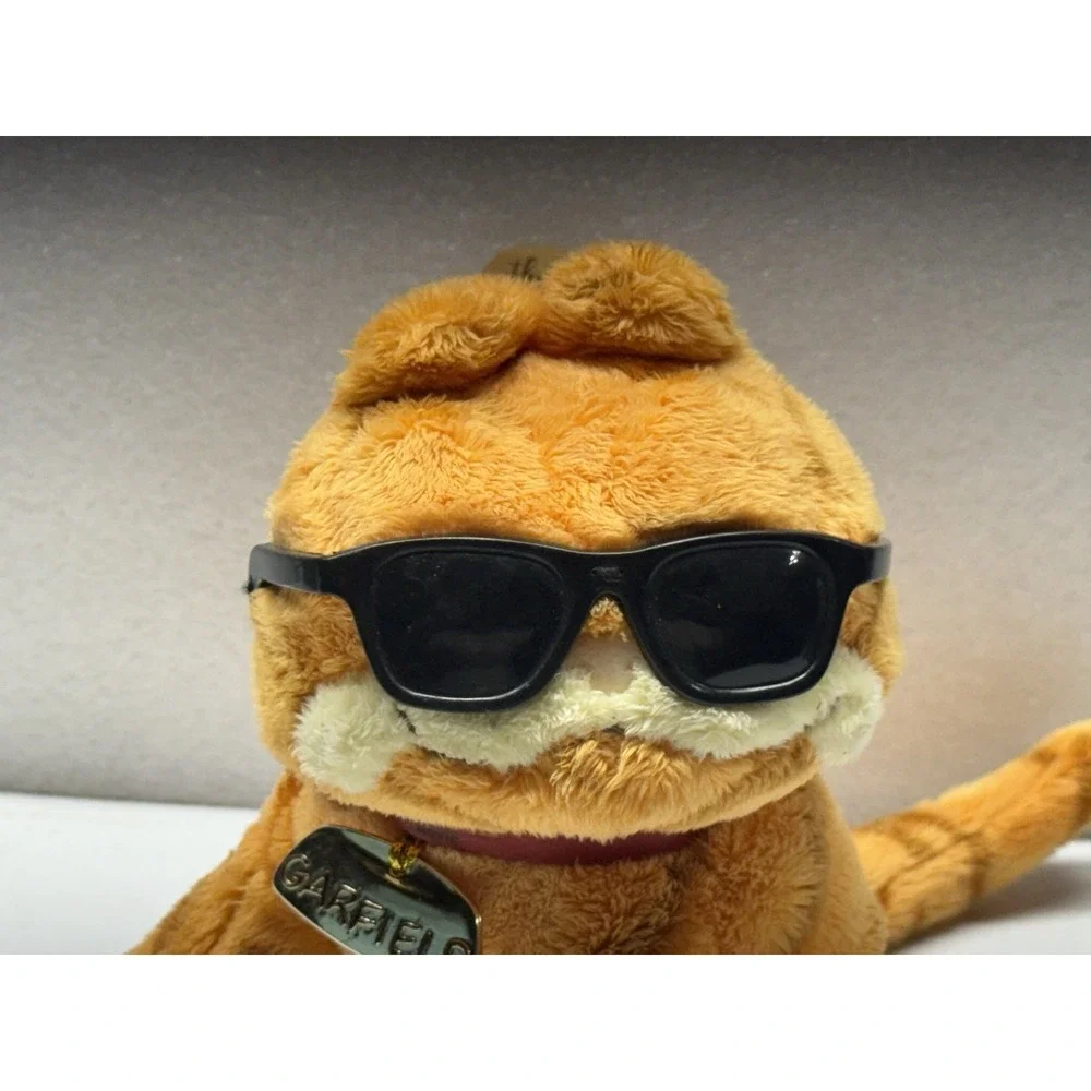 TY Beanie Baby Cool Cat‎ Garfield  Sunglasses Stuffed Animal Plush 2004 No Tag